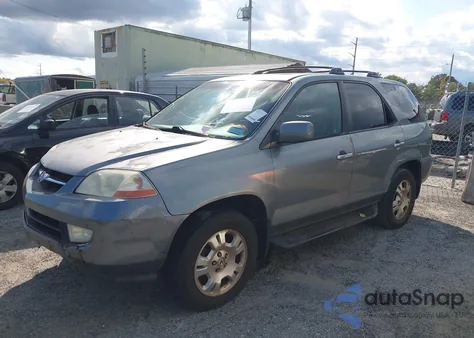 2002 Acura Mdx z USA, uszkodzony, nr VIN 2HNYD182X2H506057